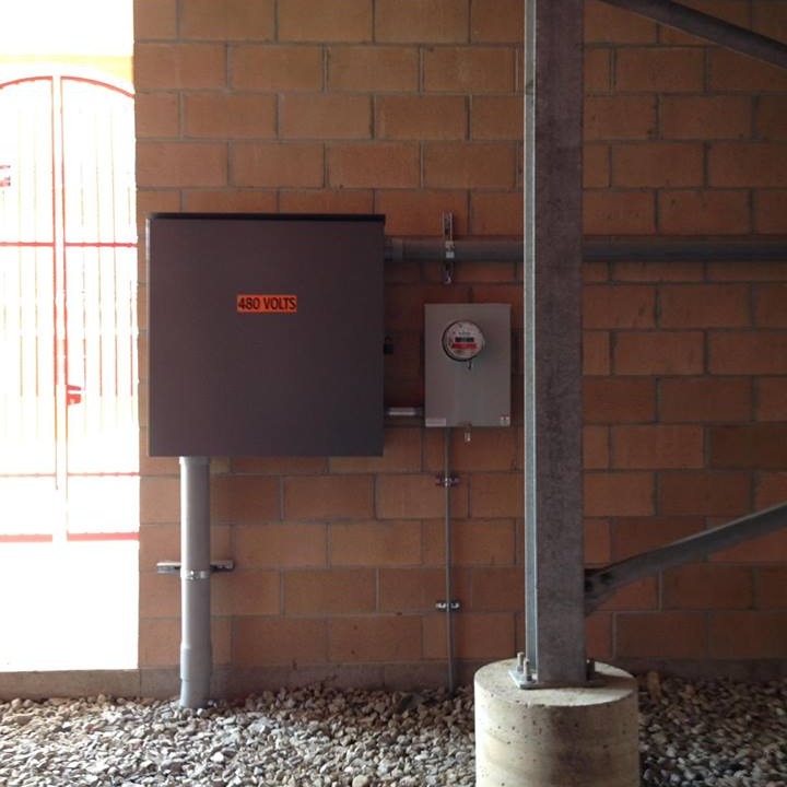 Electrical Meter on a Wall